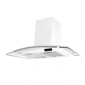 모던루프 화이트 가로900mm (CTMR-90WH, 침니후드, 전동댐퍼장착가능)