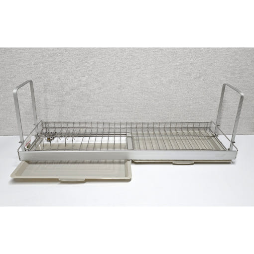 알루미늄 하이클리어 접이식선반 (795mm, 물받침)