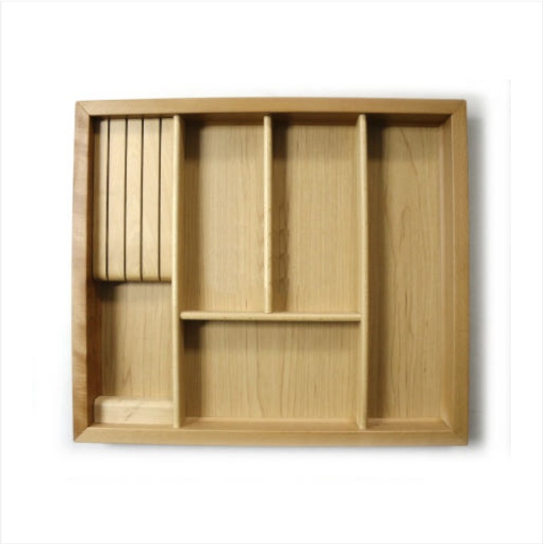 원목수저통 (400-900mm 서랍용 수저함)