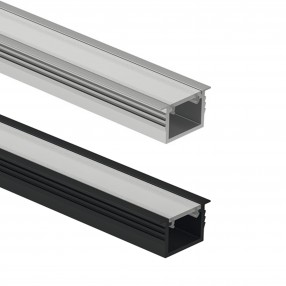 헤펠레 매립 설치용 프로파일 1103 (블랙/실버) 정사각 2.5M