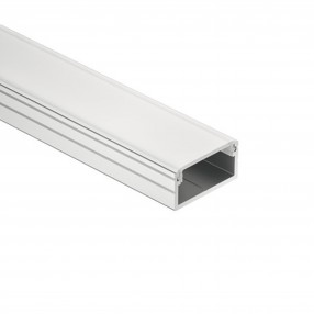 헤펠레 매립 설치용 프로파일 2190 (실버 / 날개없음 납작) 2.5M